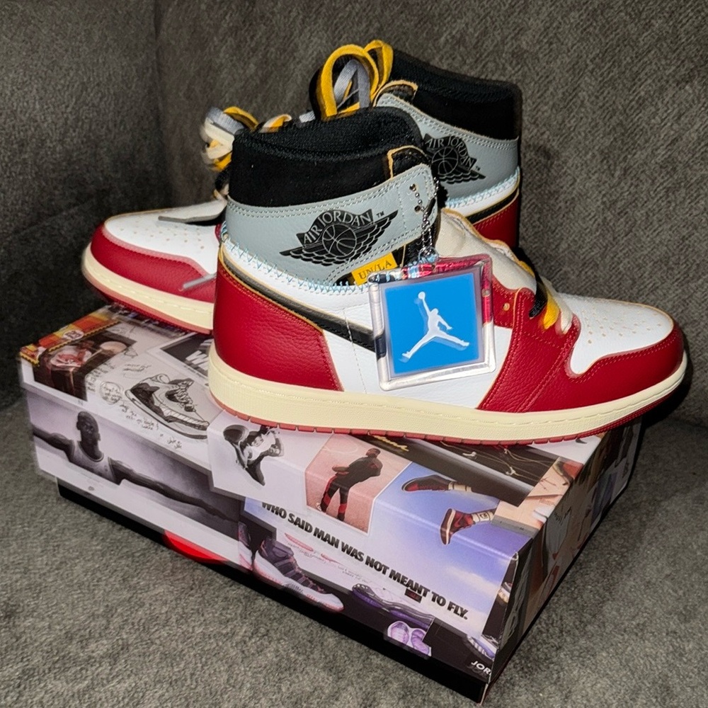New- Union LA x Air Jordan 1 Retro OG SP High Chicago Shadow - HV8563-600 Mens-8